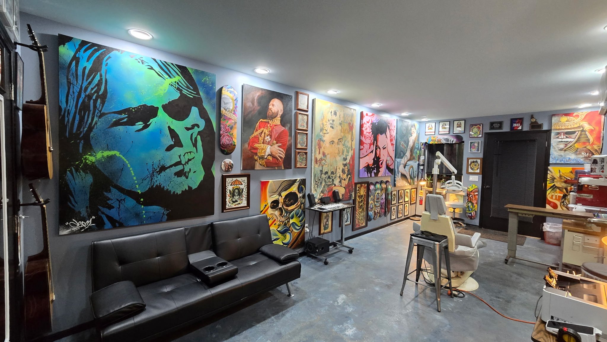 Inkworld Tattoo studio detail