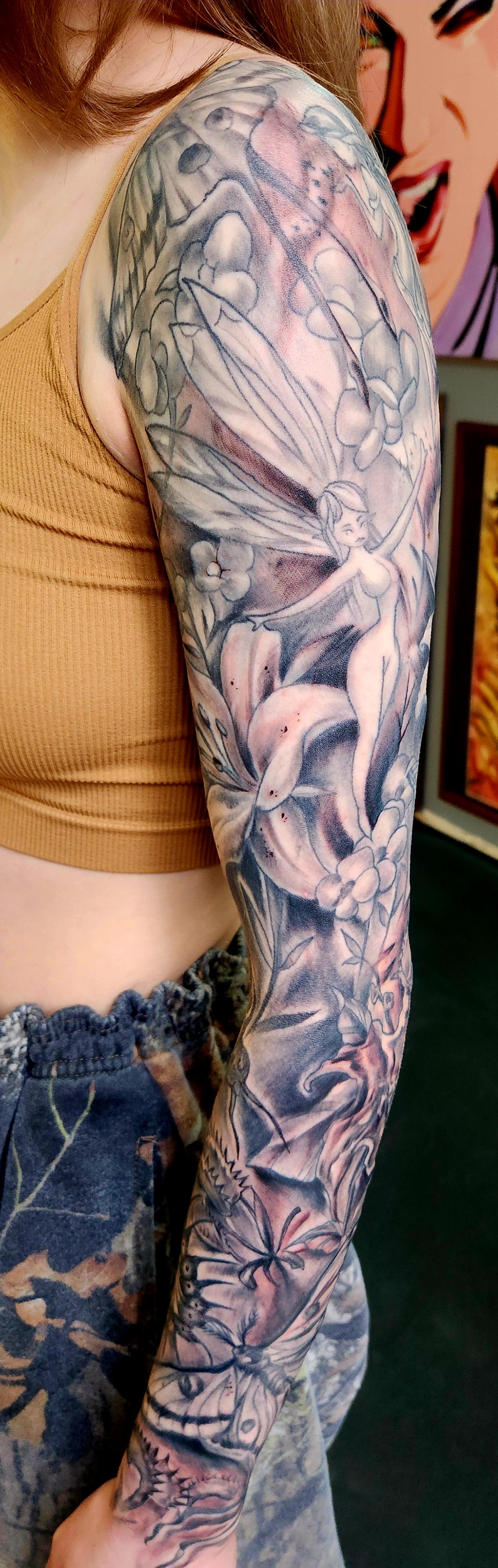 Custom tattoo work by Scott Hankins