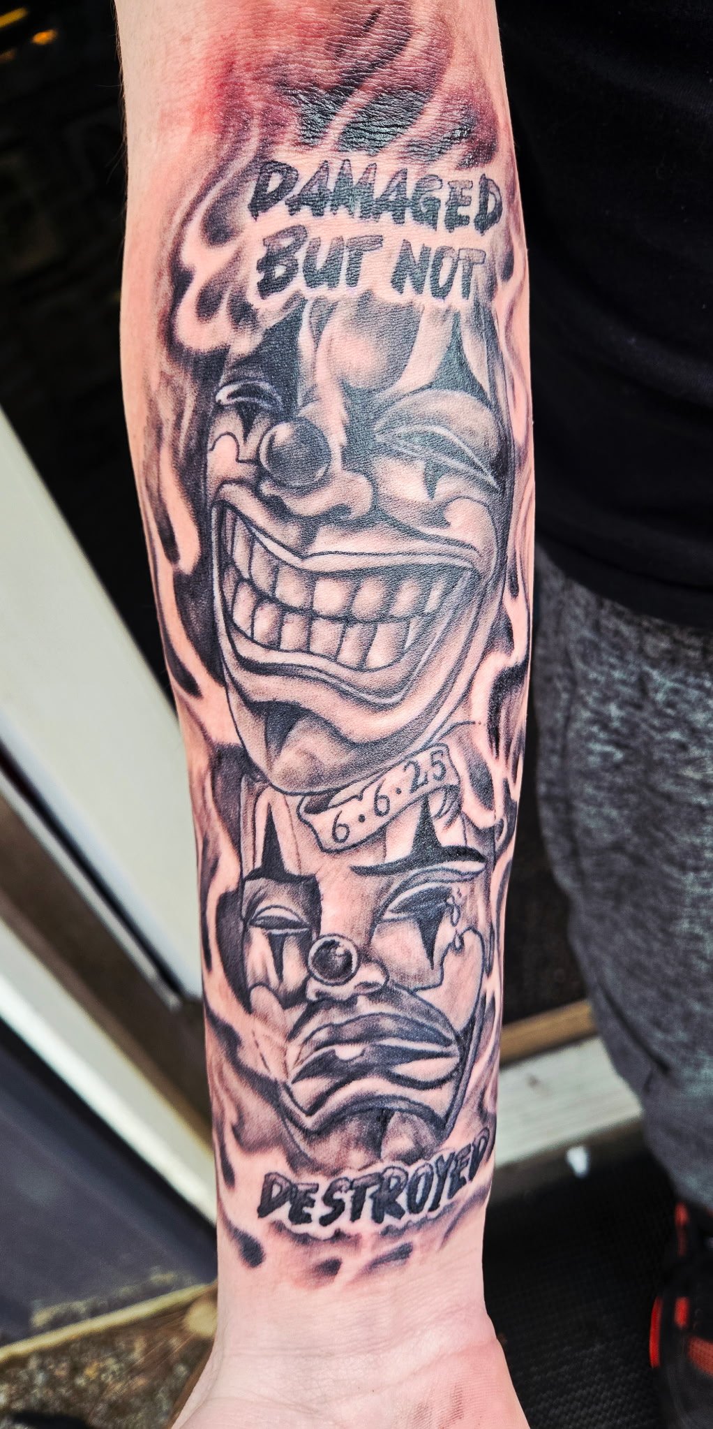 Custom tattoo work by Scott Hankins