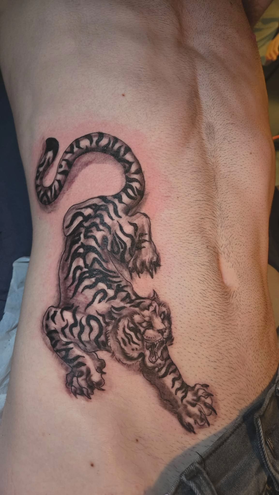 Custom tattoo work by Scott Hankins